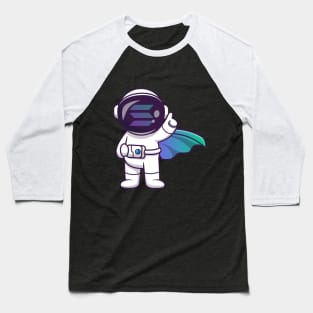 Solana crypto Coin Crytopcurrency Baseball T-Shirt